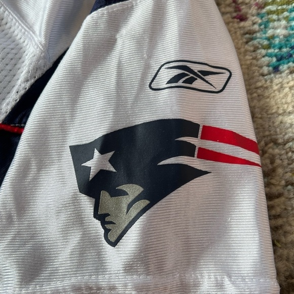 Boys Kids Laurence Maroney New England Patriots NFL Football Reebok Jersey - Picture 4 of 8